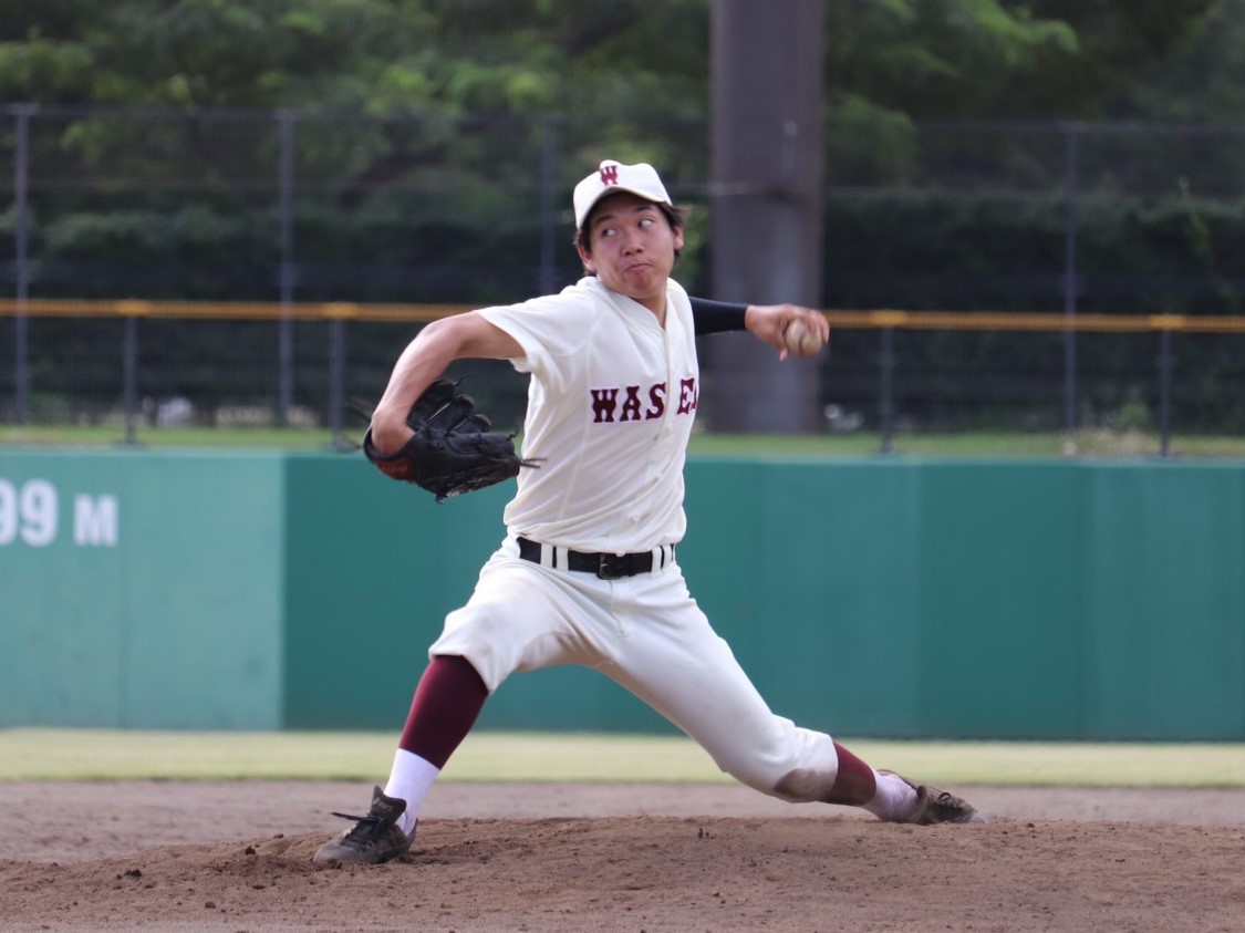 米子東のエースが再びの躍動！南智樹がリーグ最多の4勝目 | 早稲田×明治 2回戦 | 東京六大学理工系硬式野球連盟公式HP